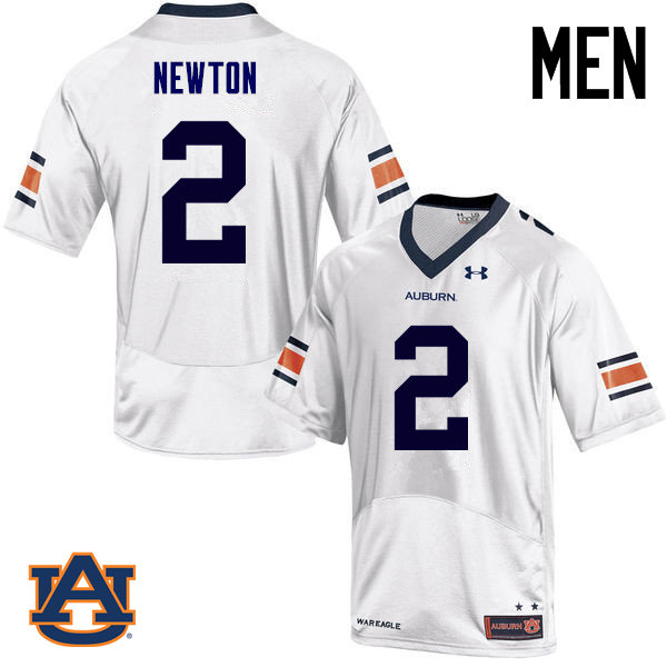 Men Auburn Tigers #2 Cam Newton College Football Jerseys Sale-White